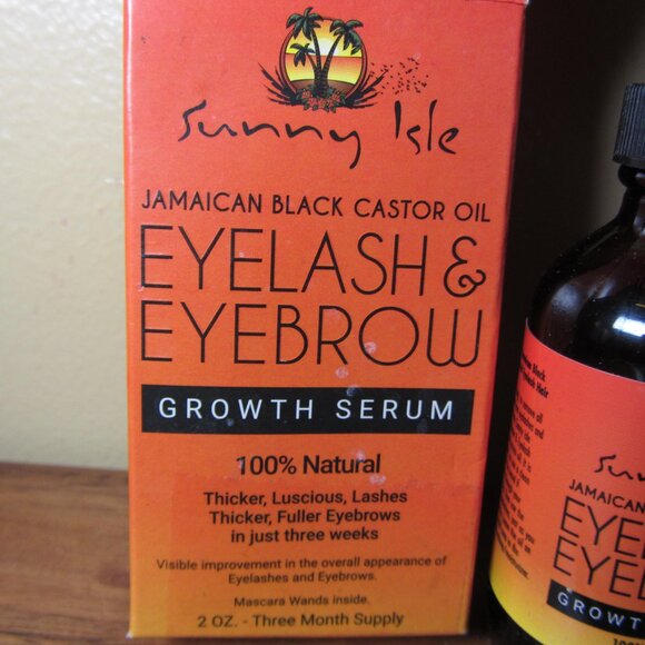 sunny isle jamaican black castor eyelash & eyebrow growth serum (c161) - Picture 2 of 4